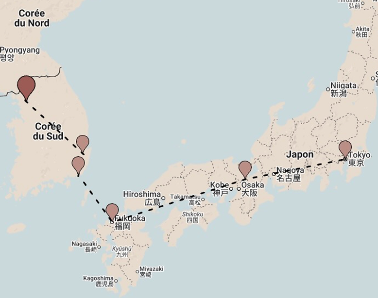 Corée et Japon en miroir